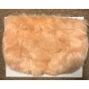 Ryan Roche For Beauty.com Nude Pink Faux Fur Cosmetic Bag