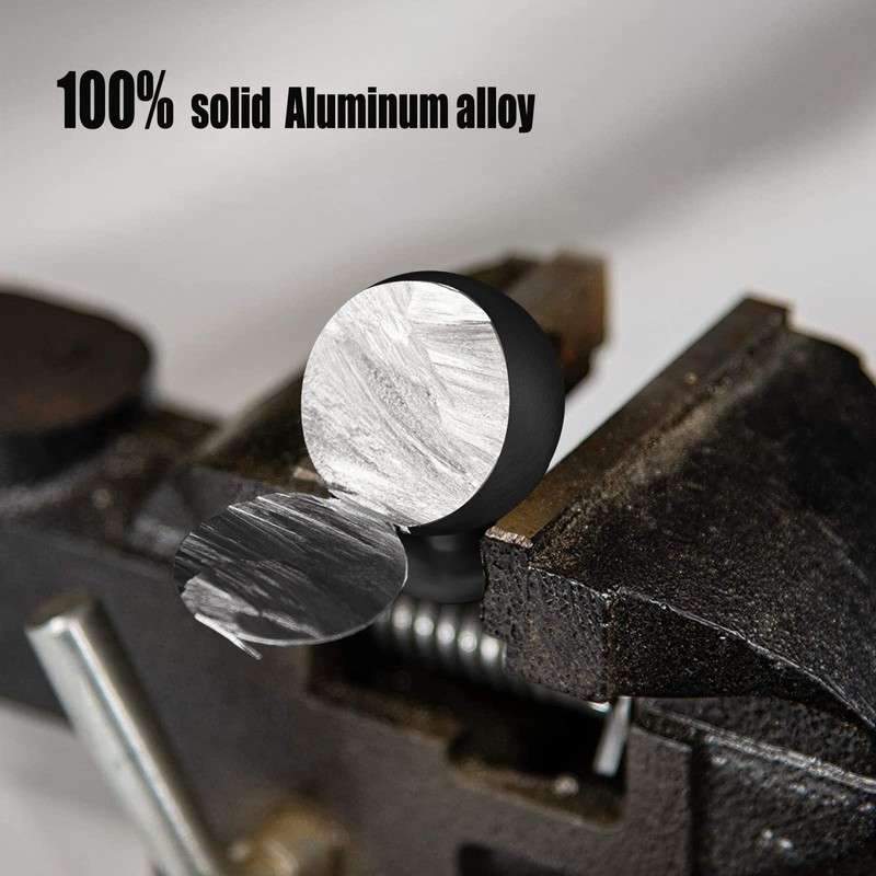 goldenwarm 20 Pack Kitchen Cabinet Knobs Black Drawer Knobs -