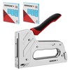 Arrow T55BL Staple Gun Kit, Heavy Duty Manual Stapler with