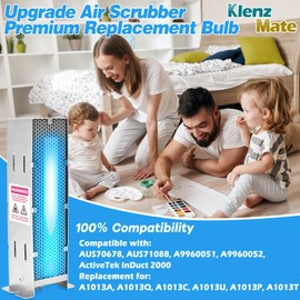 2 PCS Upgrade Air Scrubber Advanced Replacement Bulb, Photocatalytic Oxidation (PCO), 9 Inch Cell & Üv Bulb (Ozone-Free) Replacement for Activetek InDuct 2000,A1013A,A1013C,A1013P,A1013Q, A1013U