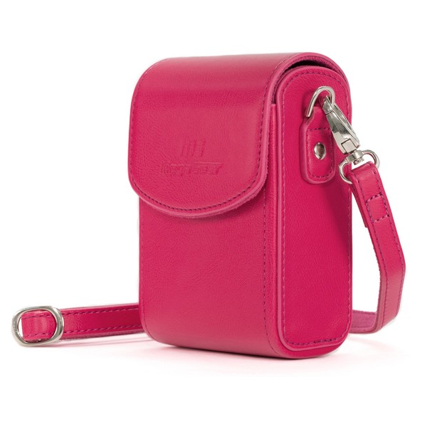 MegaGear Leather Camera Case with Strap compatible with Panasonic Lumix