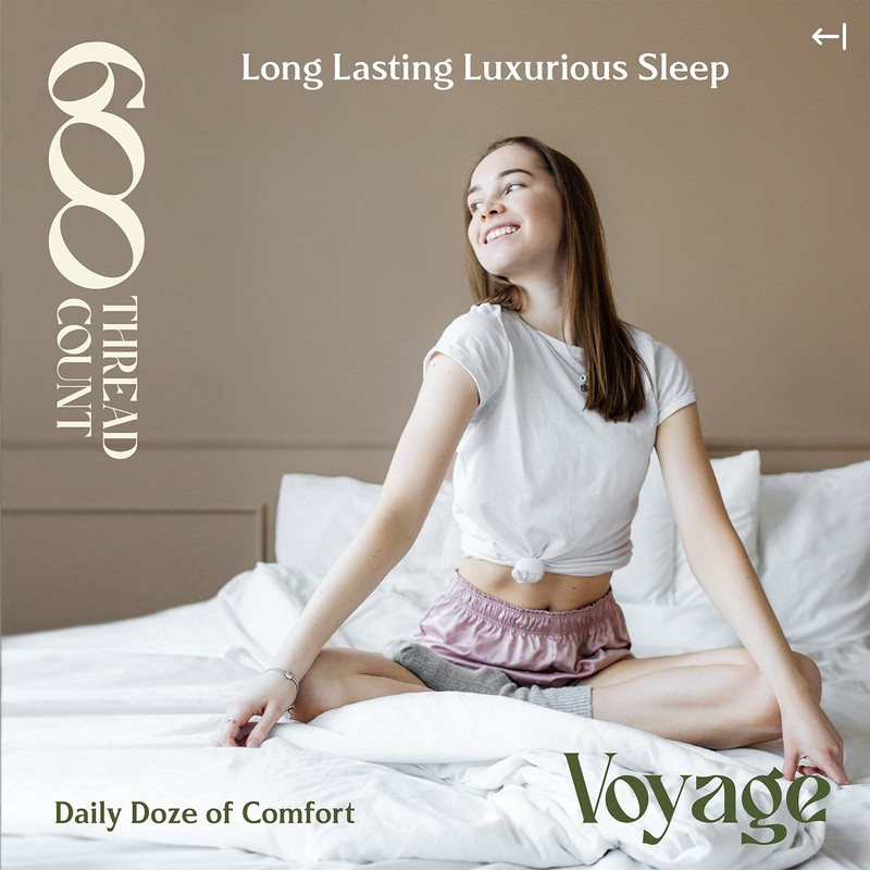 Mayfair Linen 100% Egyptian Cotton Sheets Twin - 600 Thread