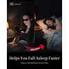 Goiteia Red Clip on Blue Light Blocking Glasses for Sleep-Block