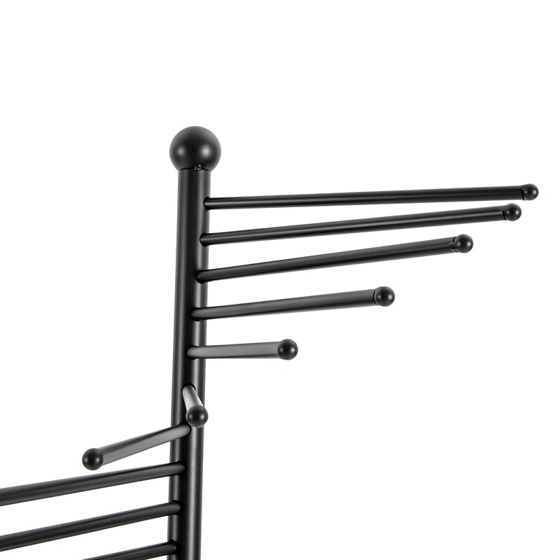 WsrrLun Scarf Display Rack 5.58ft Modern Freestanding Scarf Display Rack
