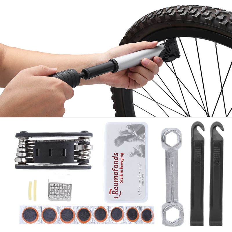 Bike Tools Kits MultiFunction Bike Tire Repairing Tool Essential Cycling