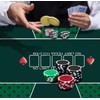 nuveti 63 x 31 Foldable Texas Poker Card Tabletop Layout