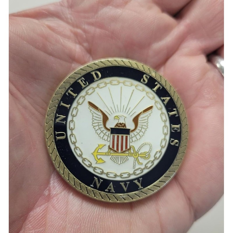 USS Yorktown CG-48 Crest Challenge Coin