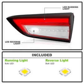 KEEKPO - For 2022 2023 2024 GMC Terrain SLE|SLT|AT4 Inner LED Tail Light Trunk Lamp Assembly Replacement Passenger Side