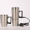 Car Heating Cup Large Capacity Leakage Proof Safe Stainless Steel