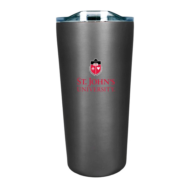 The Fanatic Group St John's University Double Walled Soft Touch Tumbler, Design-1 - Silver