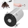 Coffee Beans Canister with Exhaust Valve Stainless Steel Storage Sealing
