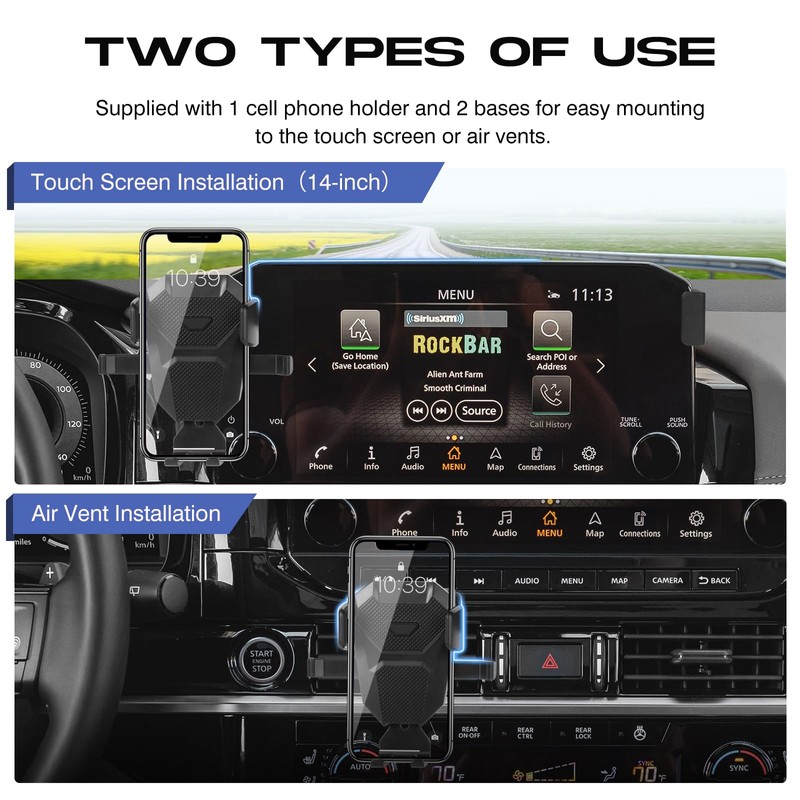 Car Phone Holder for 2022-2025 Nissan Pathfinder Accessories,Adjustable Pathfinder Phone