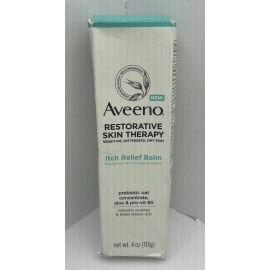 Aveeno Restorative Skin Therapy Itch Relief Balm, .4 oz READ  Description