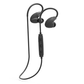 Cannice SC1411 Y4 Bluetooth Kopfhörer In Ear | Kabellose 4.1 Sport Kopfhörer Stereo mit Ohrbügel | 10m Reichweite, Ultra leicht, wasserabweisend, schwarz