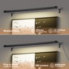 EAYOYAE Battery Operated Wireless Picture Light，Rechargeable/Plugged in 31.5inch Painting Display