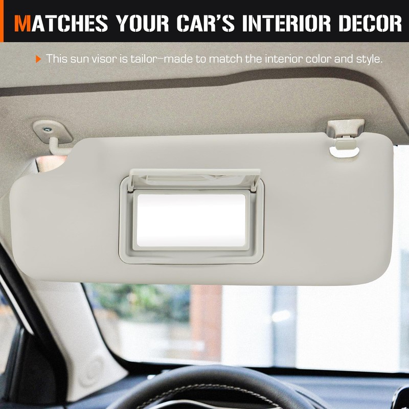 Left & Right Sun Visor for 2012-2019 Chevy Sonic, 2013-2016