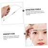 FOMIYES 1 Set Eyebrow Shape Ruler Grooming Stencil Shaper for