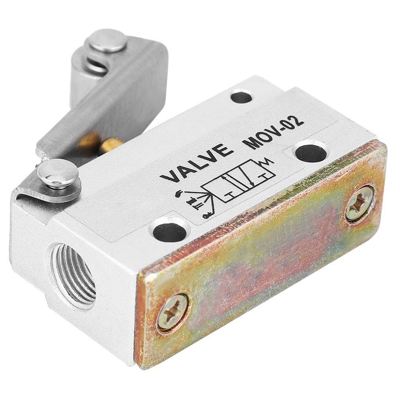 Mov-02 G1/8 Thread Roller 0-0.8Mpa Pneumatic Mechanical Valve Pneumatic Mechanical