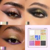 FOCALLURE Shimmer Matte Eyeshadow Palette,Smooth Mineral Eyeshadow Pigment,Easy to Create