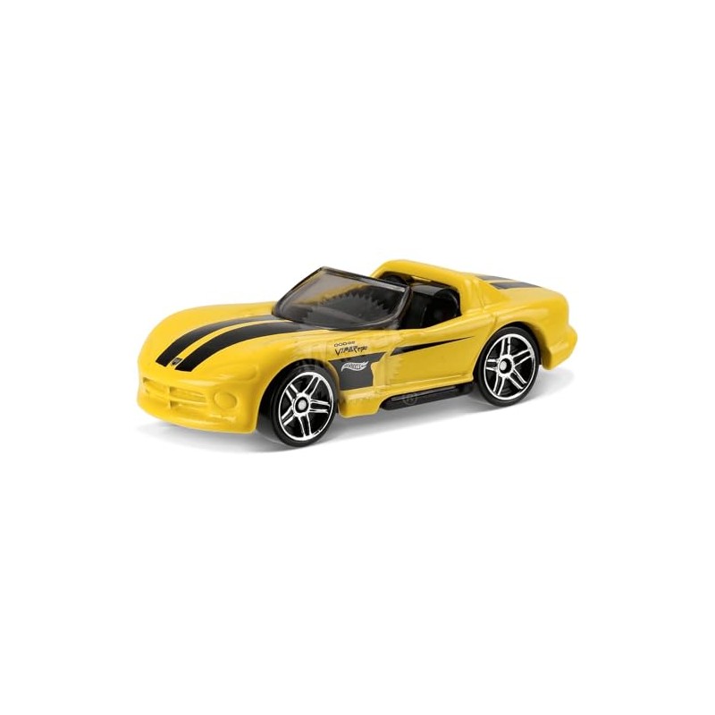 Hot Wheels 2017 Dodge Viper RT/10 Yellow Then and Now