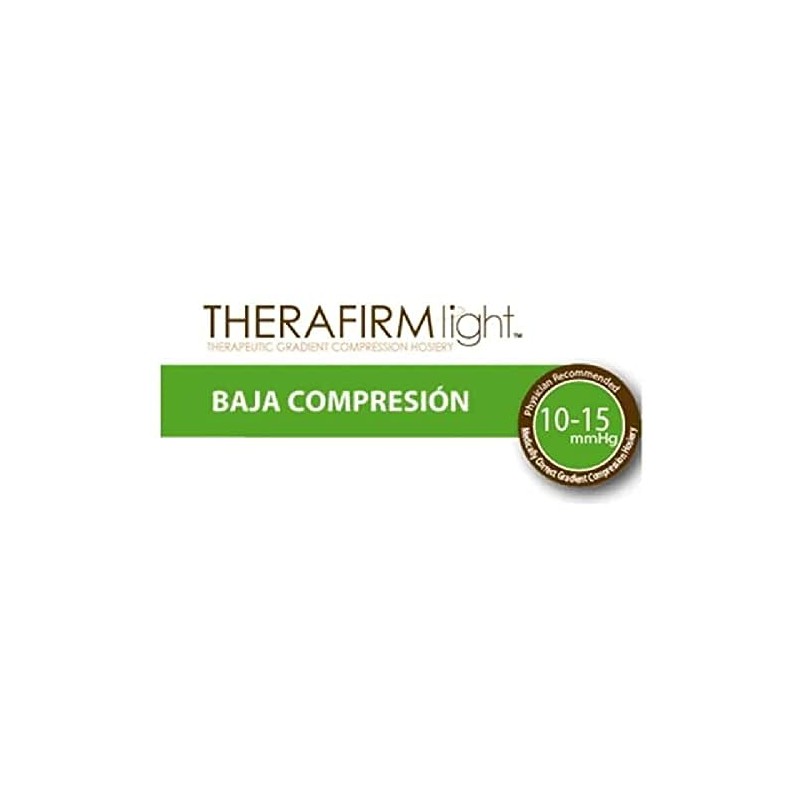 Tobimedia Therafirm De Baja Compresión (10-15 Mmhg) Talla XG (Negro)