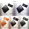 BLUE SINCERE ILW6 Men's Bi-fold Wallet, No Coin Purse, Genuine
