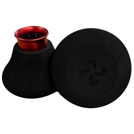 Battleships Deca-Pad BattleShips, Aluminum Spacer, Reinforced Type, Pole Holder, Waist Guard, For Standing Fight, EVA Aluminum, Big Game, Blue Item, Kihada Tuna Kuke (Red)