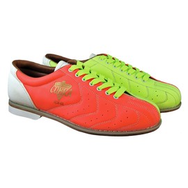Ladies Glow TCRGL Cobra Rental Bowling Shoes- LacesNeon Yellow/Orange/White 11 1/2 M US