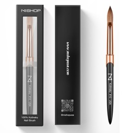 M - Regal Acrylic Nail Brush – 100% Kolinsky Sable Hair – Professional USA Acrylic Nail Art Tool for Sculpting & Application – Handcrafted Precision Brush for Salon & Home Use (Size #10)