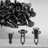 AUTOKAY 16PCS Tailgate Cap Top Protector Molding Retainers Clips Fits