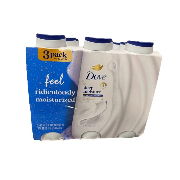 Dove Deep Moisturizing Body Lotion Moisture Lotion Set Of 3