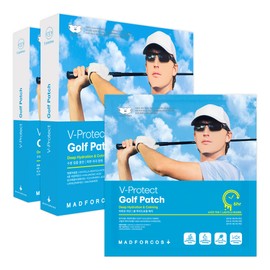 Mad for Course UV Protect Cool Golf Patch for Men 10 Sheets UV Protection Golf Mask Pack Sun Patch Golf Mask Pack for Large Men: 5 Sheets / 매드포코스 UV 프로텍트 쿨 골프패치 남성용 10매 자외선차단 골프마스크팩 썬패치 골프마스크팩 대형남성용:5매