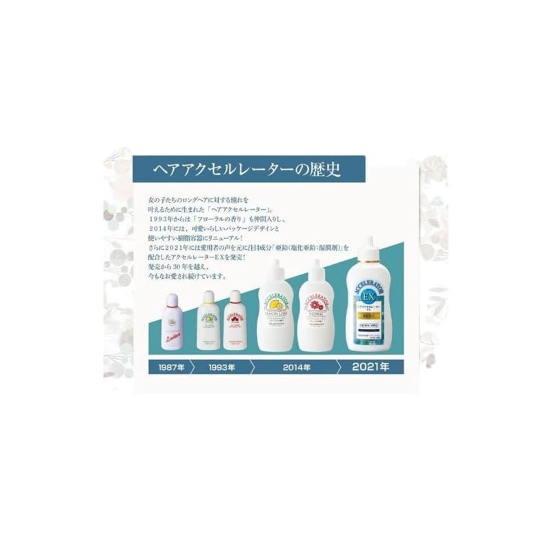 [Set of 4] Hair Accelerator EX Floral Apple Scent +