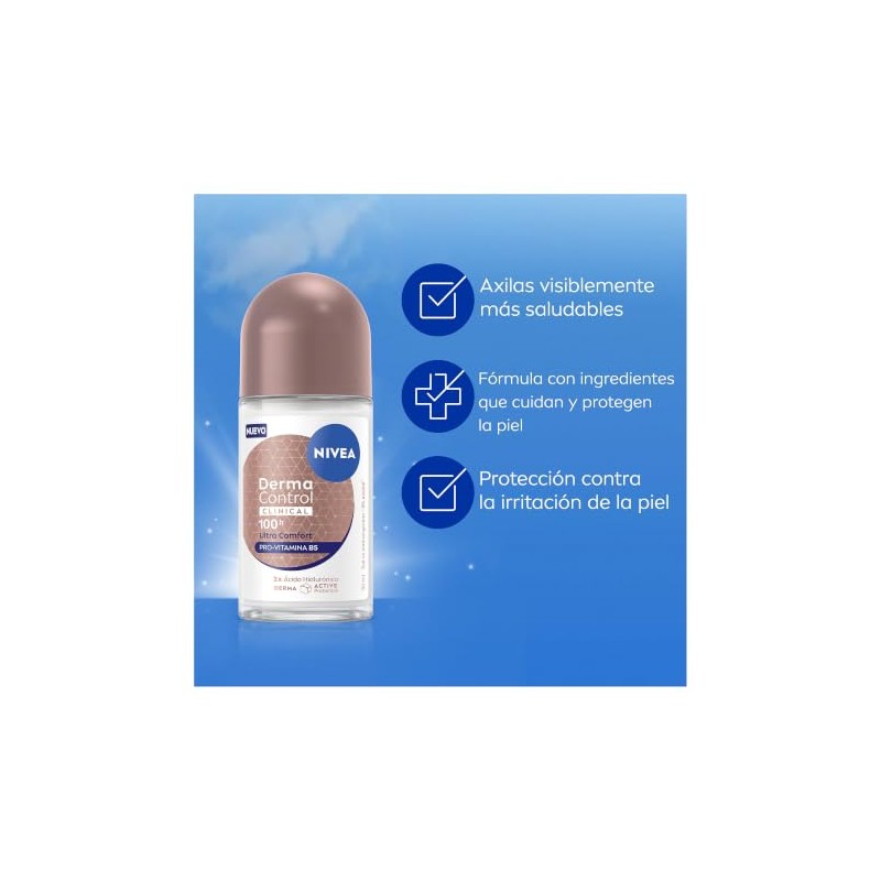 NIVEA ROLL-ON DERMA CONTROL CLINICAL 50ML