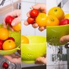 couponhub Heavy Duty 6 Inch Food Colander,Large Capacity Vegetable Strainer