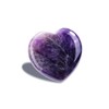 CrystalTears Amethyst Heart Stone 60 mm Large Crystals Healing Stones