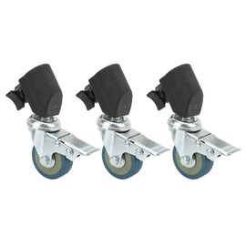 3 Packs Professional Swivel Caster Wheels Set with 22mm Diameter, Light Stand Swivel Casters for Light Stands Photography Tripods