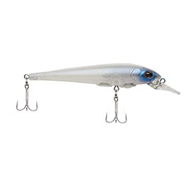 Berkley Hit Stick Fishing Lure, Ghost White, 1/7 oz, 2in | 5cm Crankbaits, Largest Rolling Action of Any Berkley Hard Bait, Equipped with Sharp Fusion19 Hook