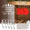 Christmas Stocking Holders for Mantle Set of 5, Weighted Stocking