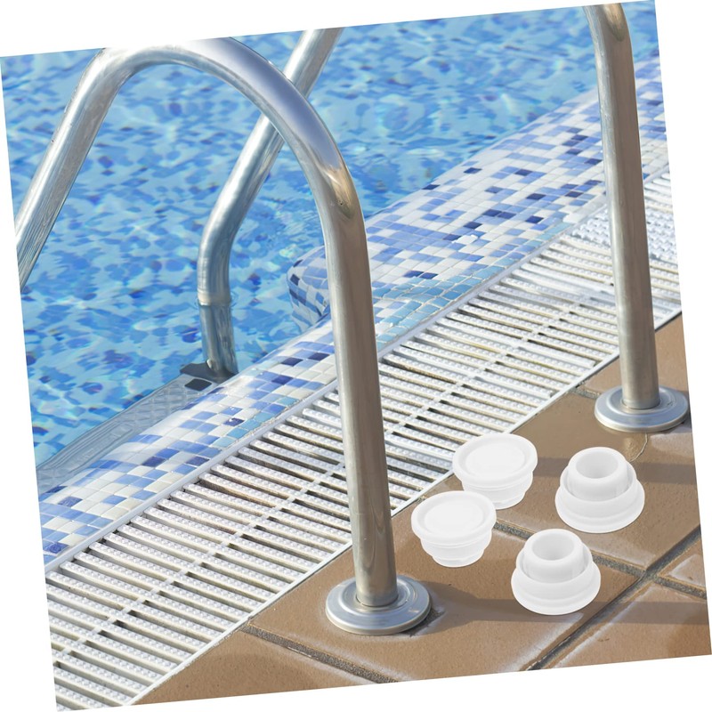 BESPORTBLE 2pcs Pool Ladder Rubber Stopper Bumper Caps Replacement Accessories