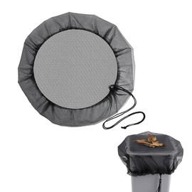 WHYCNIL 1 Piece Rain Butt Net Cover Diameter 80 cm Adjustable Drawstring Rain Butt Protective Net Mosquito Protection Rain Butt Protective Cover Protection Against Leaves Mosquitoes