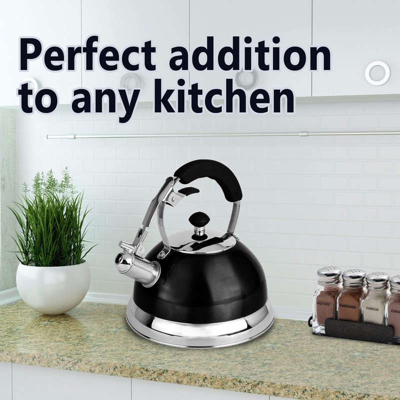 UNIWARE 2.7 LT Heavy Duty Stainless Steel Metallic Blue Whistling