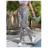 MakeMeChic Women's Leopard Pants Cheetah Print Pants Leggings Y2k High