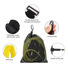 Voarge Pool Swimming Belt, Adjustable Swimming Resistance, 3 Metre Pull Rope Swimming Training, Learning Swimming Belt, for the Pool, Swimming Training Band for Swimming Training for Adults and