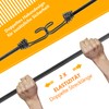 Pack of 10 Elastic Straps with Hooks Set 30 cm