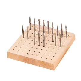 TANG SONG 80-Hole Wood Nail Drill Grinding Bit Storage Board Suite Nail Drill Bits Container Nail Drill Bit Display Stand