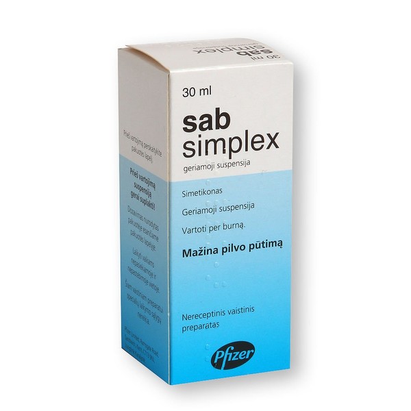 Genuine Anti Colic Drops Sab-SIMPLEX Plaster 30ml