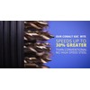 Drill America 13/64" Cobalt Stepped Point Drill Bit, GSC Series