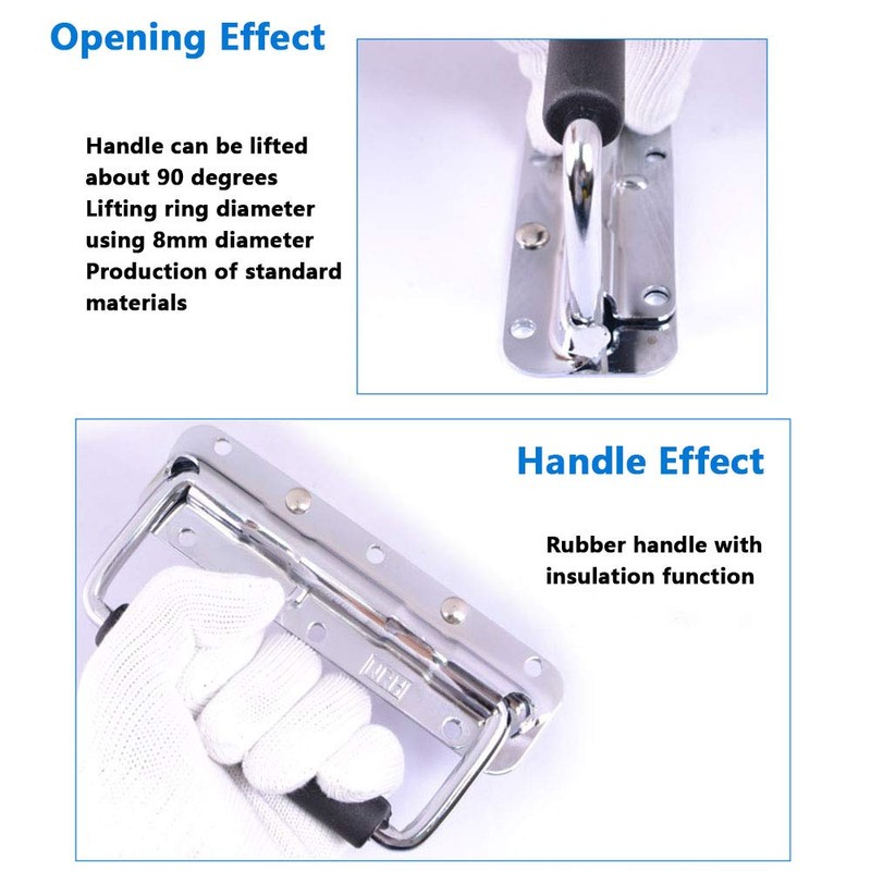 Lind Kitchen 124mm Spring Loaded Case Handle Heavy Duty Pulls