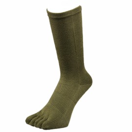 Gutsman FS-01 Strong Five Toe Socks, 3 Pairs Set, For 14.8 miles (40 km) March and Exercise, Five Toe Socks, Durable, Mountain Climbing, Thick, Self-Defense Forces, Men's, Black, Military Feet,